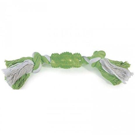Brinquedo Para Cachorro Corda Rubber Bone Verde - Jambo Menor preço em Brinquedo Para Cachorro Corda Rubber Bone Verde - Jambo