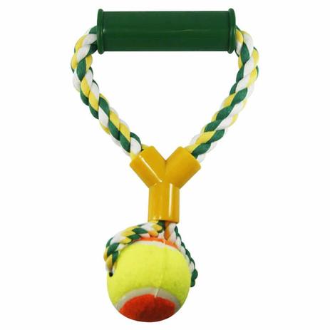 Brinquedo para Cachorro e Gato Mordedor Corda com Bola Western PET-10 Menor preço em Brinquedo para Cachorro e Gato Mordedor Corda com Bola Western PET-10