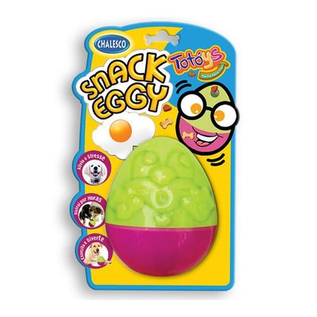 Brinquedo para Cachorro Libera Petiscos Snack ou ração Eggy Chalesco Menor preço em Brinquedo para Cachorro Libera Petiscos Snack ou ração Eggy Chalesco