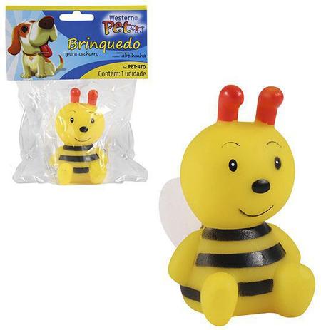 Brinquedo para cachorro modelo abelhinha com som na solapa - Western Pet Menor preço em Brinquedo para cachorro modelo abelhinha com som na solapa - Western Pet