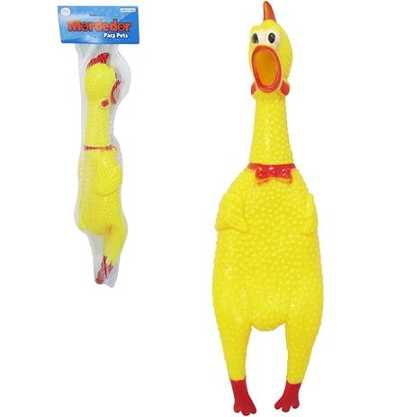Brinquedo para cachorro modelo frango grande 32 cm - Western Menor preço em Brinquedo para cachorro modelo frango grande 32 cm - Western