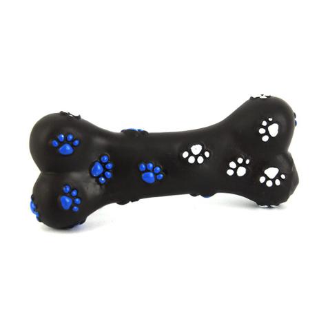 Brinquedo para cães Osso de Vinil Mordedor - Chalesco Brinquedo anti estresse sonoro para cachorro Menor preço em Brinquedo para cães Osso de Vinil Mordedor - Chalesco Brinquedo anti estresse sonoro para cachorro