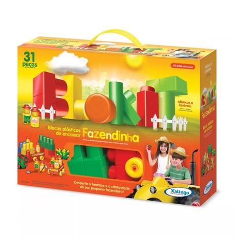 Brinquedo Pedagógico Encaixe Fazenda 31 Pç Xalingo Promoção - 7896640404048 é boa?