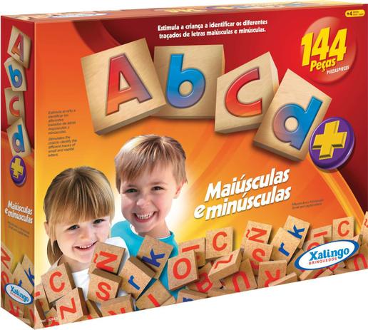 Brinquedo Pedagogico Madeira ABC MAIUSCULAS/MINUSCUL. 144PC - Xalingo é ruim? Brinquedo Pedagogico Madeira ABC MAIUSCULAS/MINUSCUL. 144PC - Xalingo é boa?