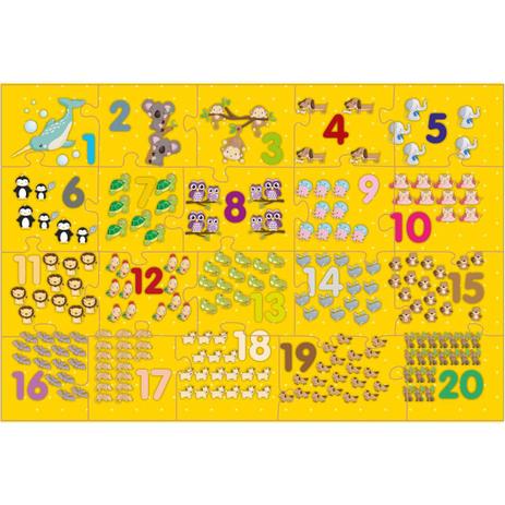 Brinquedo Pedagogico Madeira Montando os Numeros 1 AO 20 - Brinc. de crianca Menor preço em Brinquedo Pedagogico Madeira Montando os Numeros 1 AO 20 - Brinc. de crianca
