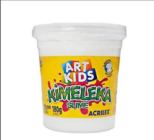 Brinquedo Slime Slyme Kimeleka Branco Acrilex Menor preço em Brinquedo Slime Slyme Kimeleka Branco Acrilex