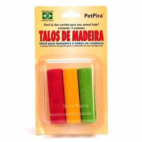 Brinquedo Talo Madeira Roedores Hamster Petpira 3 Unidades Menor preço em Brinquedo Talo Madeira Roedores Hamster Petpira 3 Unidades