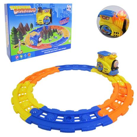 Brinquedo trem trenzinho com 7 peças e som e luzes - Pica-pau Menor preço em Brinquedo trem trenzinho com 7 peças e som e luzes - Pica-pau