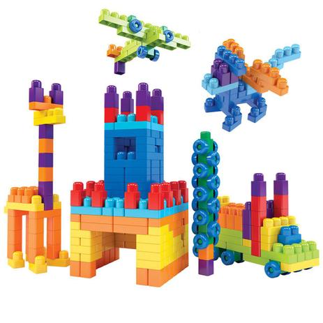 Brinquedos Educativos Blocos De Montar Caixa Jogo 330 Peças - Dismat Menor preço em Brinquedos Educativos Blocos De Montar Caixa Jogo 330 Peças - Dismat