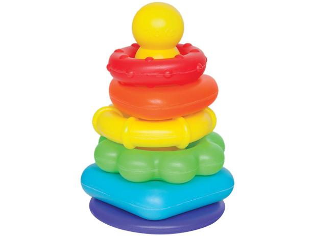 Brinquedos para Bebê Pirâmide Colorida - Buba