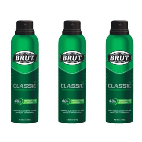 Brut Classic Desodorante Aerosol 48h 150ml (Kit C/03) é boa?