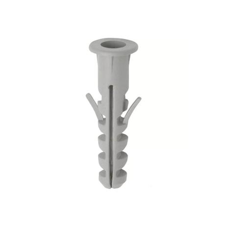 Bucha de Fixação 8mm com Anel com 50 Peças Cinza - Metropac Menor preço em Bucha de Fixação 8mm com Anel com 50 Peças Cinza - Metropac