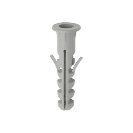 Bucha de Fixação com Anel 10mm com 6 Peças Cinza - Metropac Menor preço em Bucha de Fixação com Anel 10mm com 6 Peças Cinza - Metropac