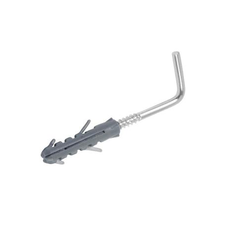 Bucha de Fixação em Nylon 8mm com Escápula com 4 Peças Cinza - Metropac Menor preço em Bucha de Fixação em Nylon 8mm com Escápula com 4 Peças Cinza - Metropac