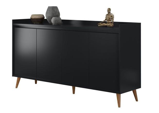 Buffet Aparador Retrô Delux Preto - MoveisAqui é boa?