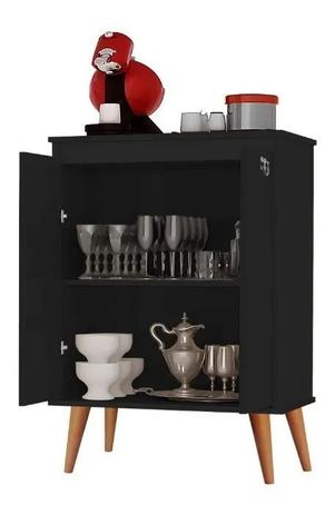 Buffet Aparador Sala Retrô Pés Palito Cantinho do Café Clean 2 Portas - Cores Diversas - Lojas GD é boa?