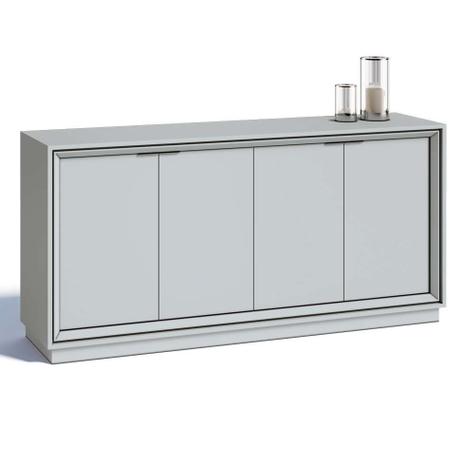 Buffet Opera 4 PT Branco Acetinado - Imcal Menor preço em Buffet Opera 4 PT Branco Acetinado - Imcal