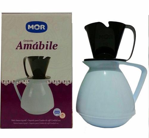 Bule conjunto amabile branco mor Menor preço em Bule conjunto amabile branco mor
