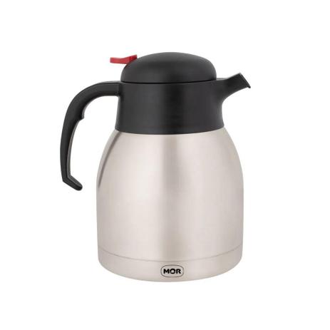 Bule Para Chá Café Agua Inox 1,2litros C/ Gatilho + Alça Mor Menor preço em Bule Para Chá Café Agua Inox 1,2litros C/ Gatilho + Alça Mor