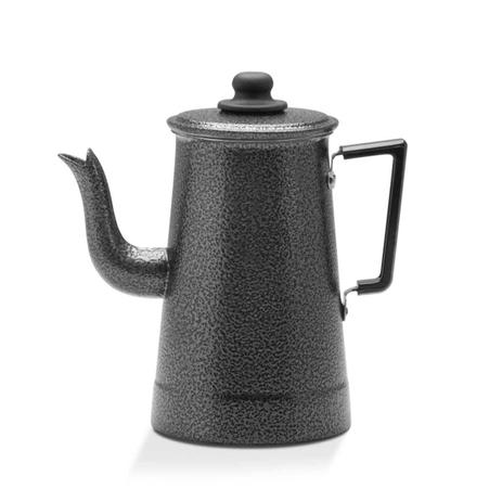 Bule Preto Retro Alumínio Craqueado Pequeno 700 ml - Inga é boa?