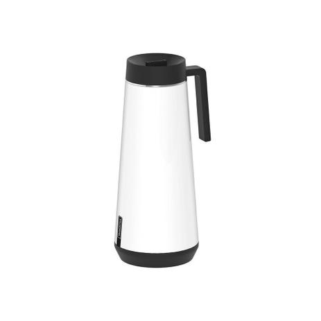 Bule Térmico em Aço Inox Com Infusor Tramontina Exata 1 Litro Branco 61644/104 Menor preço em Bule Térmico em Aço Inox Com Infusor Tramontina Exata 1 Litro Branco 61644/104