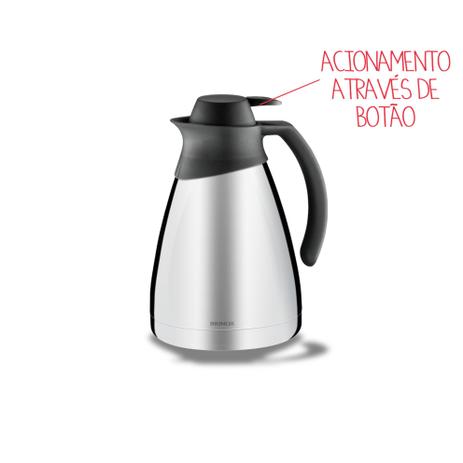 Bule Térmico - Garrafas Térmicas 1L Brinox Menor preço em Bule Térmico - Garrafas Térmicas 1L Brinox
