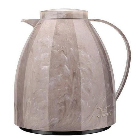 Bule Termico Viena BABY 400ML Marble Marrom Jasper Invicta 100396011914 Menor preço em Bule Termico Viena BABY 400ML Marble Marrom Jasper Invicta 100396011914