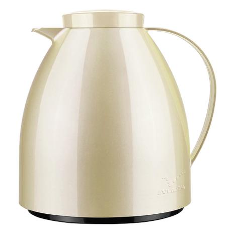 Bule Térmico Viena Baby Perolado 400ml - Champanhe - Invicta Menor preço em Bule Térmico Viena Baby Perolado 400ml - Champanhe - Invicta