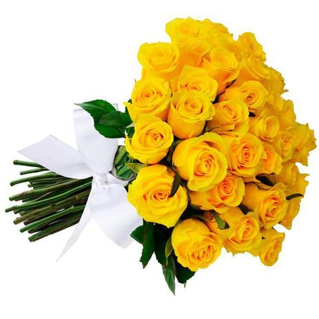 Buquê de 36 Rosas Amarelas - Giuliana Flores - Flor e Planta Artificial -  Magazine Luiza