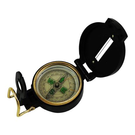 Bussola Militar de Alta Precisão Lensatic Compass em Metal Pesca Camping Trilha Caminhada Menor preço em Bussola Militar de Alta Precisão Lensatic Compass em Metal Pesca Camping Trilha Caminhada