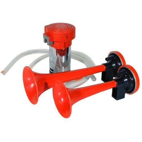Buzina 2 Cornetas Automotiva Elétropneumatica 12v tom alto e baixo - Vto Menor preço em Buzina 2 Cornetas Automotiva Elétropneumatica 12v tom alto e baixo - Vto