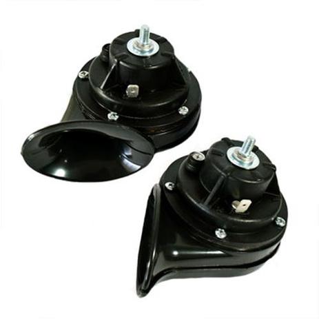 BUZINA CARACOL DUPLA 12V 12A L 410Hz H 490Hz 108 à 118 dB 1 Terminal para Ligação sem relé Forne - Bzm Menor preço em BUZINA CARACOL DUPLA 12V 12A L 410Hz H 490Hz 108 à 118 dB 1 Terminal para Ligação sem relé Forne - Bzm