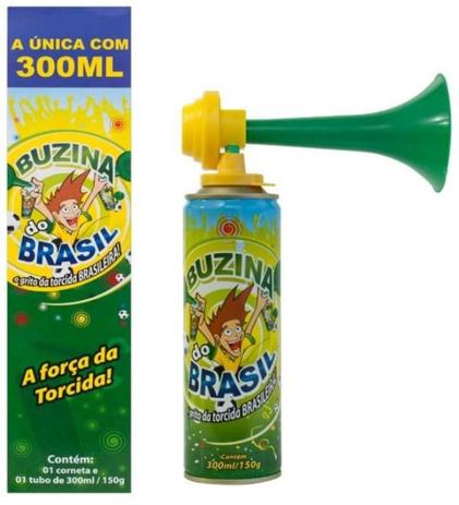 Buzina do Brasil Com Corneta 300ml Kit Com 12 Unidades Menor preço em Buzina do Brasil Com Corneta 300ml Kit Com 12 Unidades