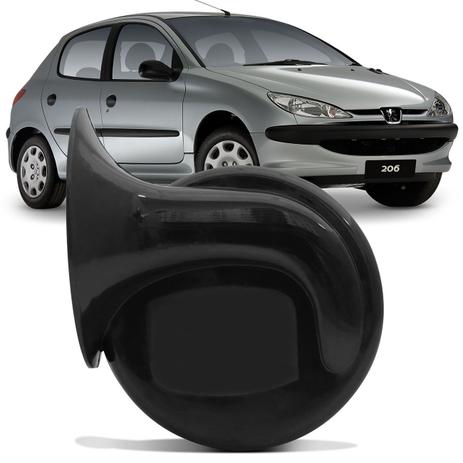 Buzina Eletrônica Automotiva Caracol Universal 12V Peugeot 206 Citröen Xantia Xsara Picasso ZX Preta - Vetor Menor preço em Buzina Eletrônica Automotiva Caracol Universal 12V Peugeot 206 Citröen Xantia Xsara Picasso ZX Preta - Vetor