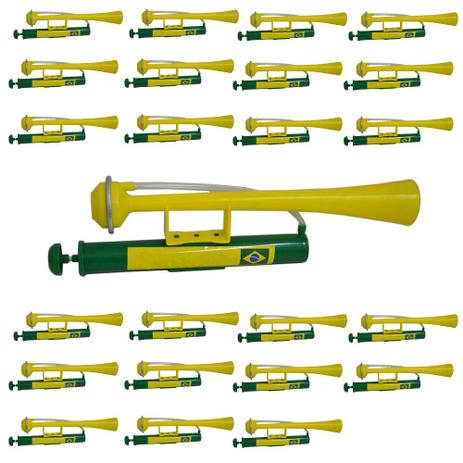 Buzina Maritima Corneta Ar Pressão Manual Brasil Futebol Torcida Kit 24 Unidades (BSL-2014-61) - Braslu Menor preço em Buzina Maritima Corneta Ar Pressão Manual Brasil Futebol Torcida Kit 24 Unidades (BSL-2014-61) - Braslu