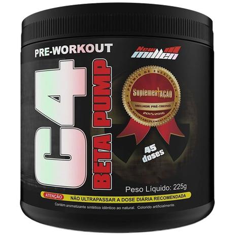 C4 Beta Pump 225g New Millen Menor preço em C4 Beta Pump 225g New Millen