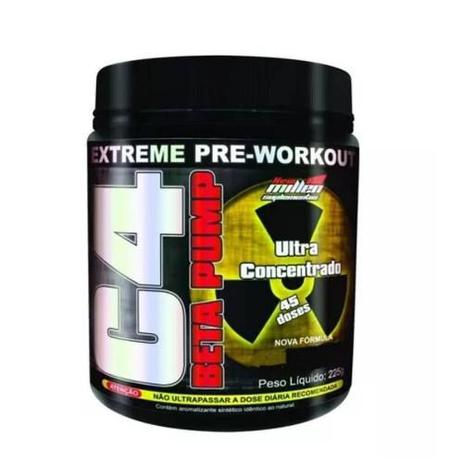 C4 Beta Pump Pre Workout 225g New Millen Menor preço em C4 Beta Pump Pre Workout 225g New Millen