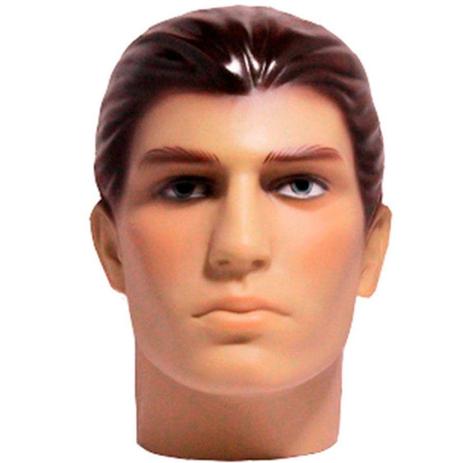 Cabeça Manequim Expositor Masculino Maquiada em PVC E-01 MCM Zoke Menor preço em Cabeça Manequim Expositor Masculino Maquiada em PVC E-01 MCM Zoke