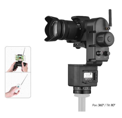 Cabeça Panorâmica Motorizada Pan/Tilt YT-3000 com Controle Remoto Wireless e Velocidade Ajustável - Zifon Menor preço em Cabeça Panorâmica Motorizada Pan/Tilt YT-3000 com Controle Remoto Wireless e Velocidade Ajustável - Zifon