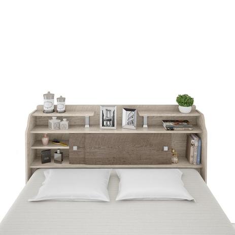 Cabeceira Box de Casal Avelã e Castanho Elisa Framar é ruim? Cabeceira Box de Casal Avelã e Castanho Elisa Framar é boa?