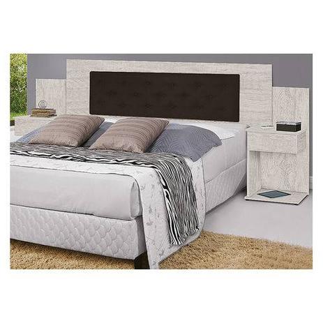 Cabeceira Box de Casal Madri 160 cm Com Capitone Avelã - Basoto Brasil Menor preço em Cabeceira Box de Casal Madri 160 cm Com Capitone Avelã - Basoto Brasil