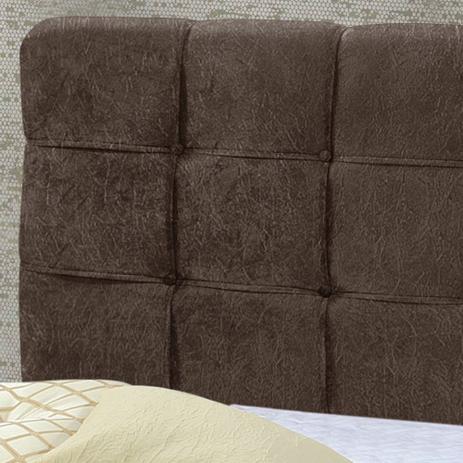Cabeceira Box Queen Hadassa 1.60cm - Suede Marron - Jaci Estofados - Rpm móveis Menor preço em Cabeceira Box Queen Hadassa 1.60cm - Suede Marron - Jaci Estofados - Rpm móveis