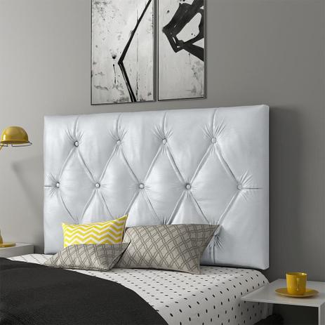 Cabeceira Cama Box Solteiro 0.90 Intense Tecido Sintético Branco - LH Móveis Menor preço em Cabeceira Cama Box Solteiro 0.90 Intense Tecido Sintético Branco - LH Móveis