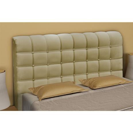 Cabeceira casal atena estofada - suede bege - Matrix Menor preço em Cabeceira casal atena estofada - suede bege - Matrix