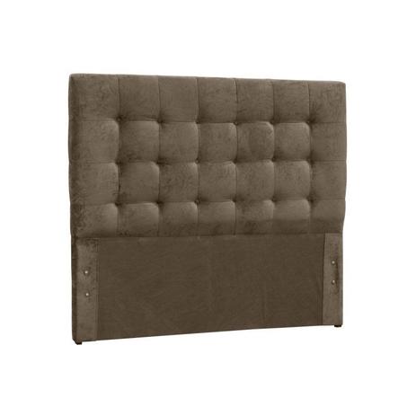 Cabeceira Casal King Kuka 195 cm Suede Amassado Marrom Chocolate - D'Monegatto Menor preço em Cabeceira Casal King Kuka 195 cm Suede Amassado Marrom Chocolate - D'Monegatto
