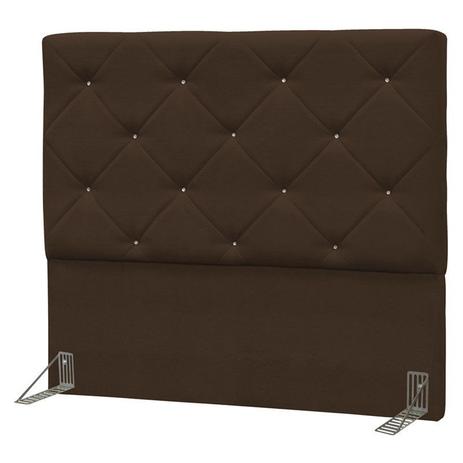 Cabeceira Casal King Oásis 195 cm Suede Liso Marrom Chocolate - DMonegatto Menor preço em Cabeceira Casal King Oásis 195 cm Suede Liso Marrom Chocolate - DMonegatto