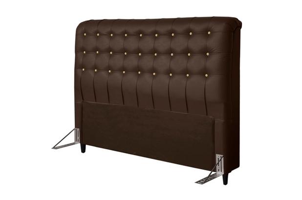 Cabeceira casal king size 1.95 cm dama pvc cacau com botoes creme - simbal é ruim? Cabeceira casal king size 1.95 cm dama pvc cacau com botoes creme - simbal é boa?