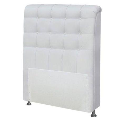 Cabeceira Dama 90 Para Cama de Solteiro Helanca Branco Simbal - Simbal estofados é boa?
