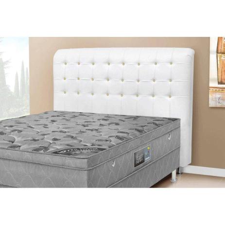 Cabeceira Dama Casal Courino 1,40m - Branco/Botão Creme 0092 - Simbal Menor preço em Cabeceira Dama Casal Courino 1,40m - Branco/Botão Creme 0092 - Simbal