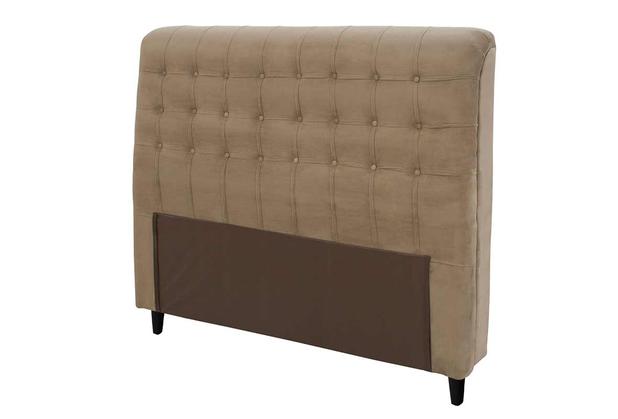 Cabeceira Dama Simbal Suede Bege II Solteiro 90 cm Menor preço em Cabeceira Dama Simbal Suede Bege II Solteiro 90 cm